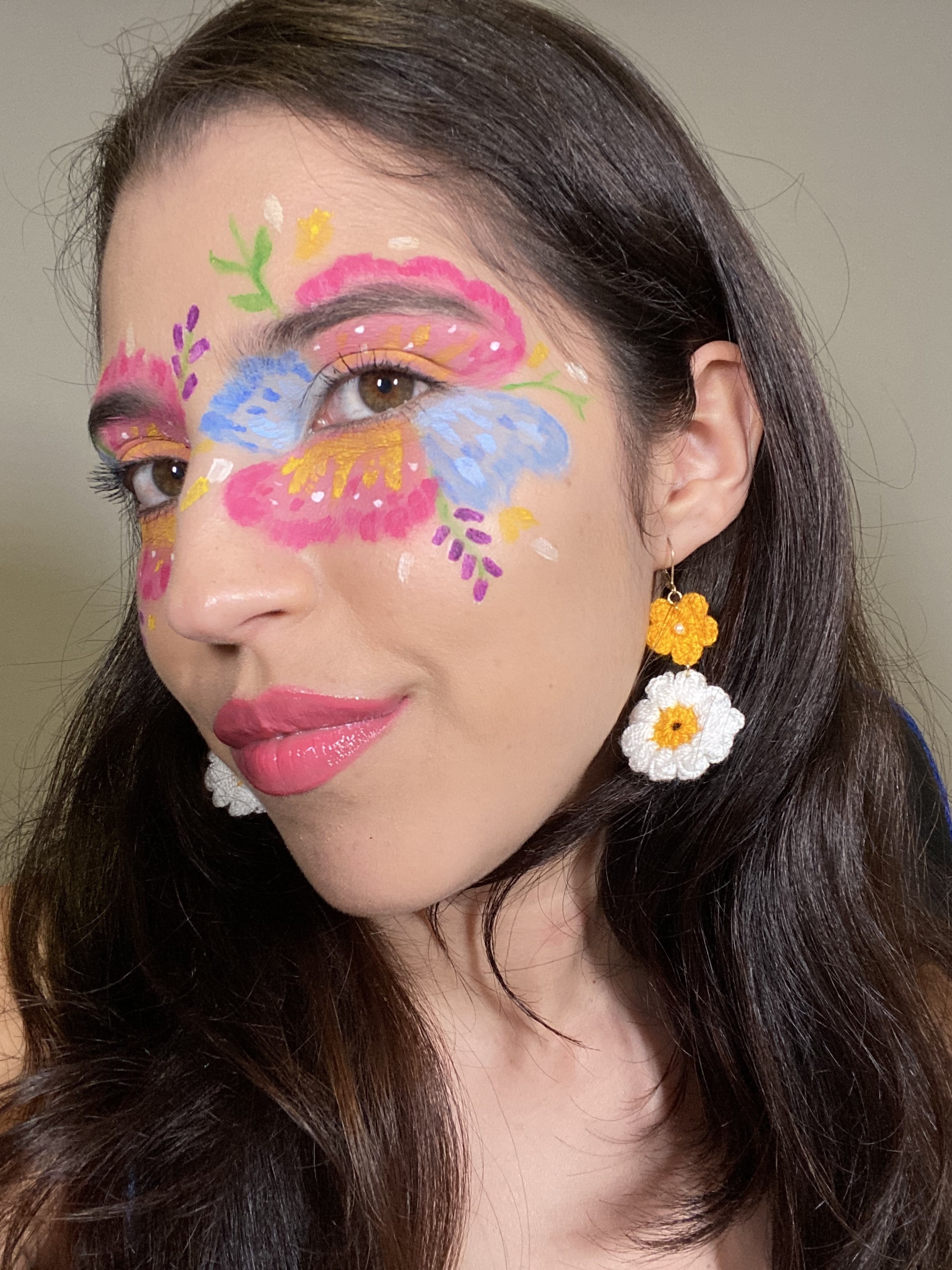 Maquillaje flores — imagen 1 de 1